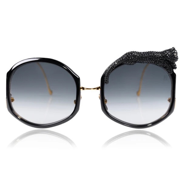 Rose Et Le Rêve  Black White Diamond Edition Sunglass
